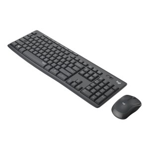 Logitech MK295 Silent Wireless Combo - Standard - RF Wireless - QWERTY - Nero - Mouse incluso