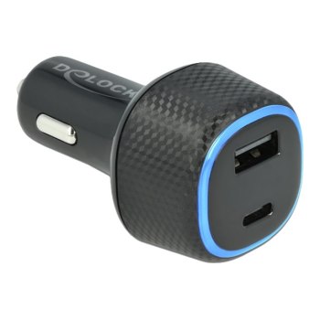 Delock Auto-Netzteil - 63 Watt - 3 A - PD (USB, 24 pin USB-C)