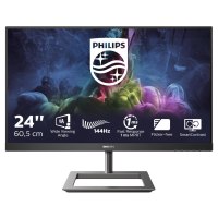 Philips E-line 242E1GAJ - LED-Monitor - 61 cm (24") (23.8" sichtbar) - 1920 x 1080 Full HD (1080p) @ 144 Hz - VA - 350 cd/m² - 4000:1 - 1 ms - HDMI, DisplayPort - Lautsprecher - Schwarz/dunkles Chrom strukturiert