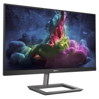 Philips E-line 242E1GAJ - LED-Monitor - 61 cm (24") (23.8" sichtbar) - 1920 x 1080 Full HD (1080p) @ 144 Hz - VA - 350 cd/m² - 4000:1 - 1 ms - HDMI, DisplayPort - Lautsprecher - Schwarz/dunkles Chrom strukturiert