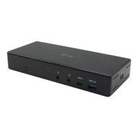 i-tec USB-C Quattro Display Docking Station with Power Delivery 85 W - Cablato - USB 3.2 Gen 1 (3.1 Gen 1) Type-C - 85 W - 3,5 mm - 10,100,1000 Mbit/s - Nero