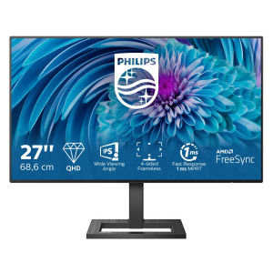 Philips E Line 275E2FAE/00 - 68,6 cm (27") - 2560 x 1440 Pixel - 4K Ultra HD - LED - 4 ms - Nero