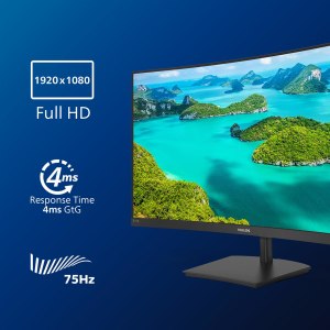 Philips E Line 241E1SC/00 - 59,9 cm (23.6") - 1920 x 1080 Pixel - Full HD - LED - 4 ms - Nero