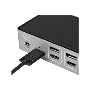 StarTech.com USB-C USB-A Dock - Hybrid Universal Triple Monitor Laptop Docking Station DP & HDMI 4K 60 Hz