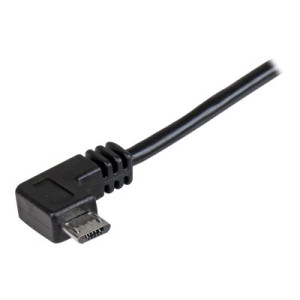 StarTech.com Cavo Micro-USB da Ricarica e Sincronizzazione angolato destro da 0,5m - 0,5 m - USB A - Micro-USB A - USB 2.0 - Maschio/Maschio - Nero