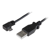 StarTech.com Cavo Micro-USB da Ricarica e Sincronizzazione angolato destro da 0,5m - 0,5 m - USB A - Micro-USB A - USB 2.0 - Maschio/Maschio - Nero