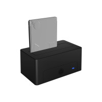 ICY BOX IB-1121-U3 - HDD-Dockingstation mit Datenanzeige, Netzanzeige, Ein/Aus-Schalter Schächte: 1 - 2,5" / 3,5" gemeinsam genutzt (6,4 cm/8,9 cm gemeinsam genutzt)