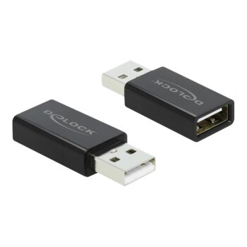 Delock USB data blocker - black