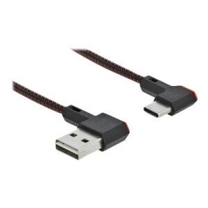 Delock 85279 - 0,2 m - USB A - USB C - USB 2.0 - Nero