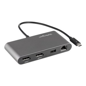 StarTech.com Thunderbolt 3 Mini Dock - Tragbare TB3-Dockingstation mit dual Monitoren und DP 4K 60 Hz