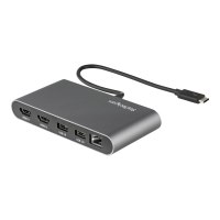 StarTech.com Thunderbolt 3 Mini Dock - Mobile TB3-Dockingstation mit dual Monitoren, HDMI 4K 60 Hz