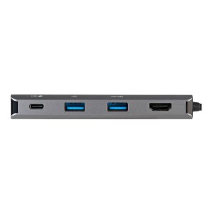 StarTech.com USB C Multiport Adapter, 10Gbps USB Type-C Mini Dock with 4K 30Hz HDMI, 100W Power Delivery Passthrough, 3-Port USB Hub, GbE, Portable USB 3.1/3.2 Gen 2 Laptop Dock, 10" Cable