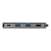 StarTech.com USB C Multiport Adapter, 10Gbps USB Type-C Mini Dock with 4K 30Hz HDMI, 100W Power Delivery Passthrough, 3-Port USB Hub, GbE, Portable USB 3.1/3.2 Gen 2 Laptop Dock, 10" Cable
