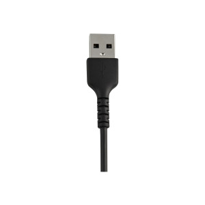 StarTech.com 12 in (30cm) Durable Black USB-A to Lightning Cable, Heavy Duty Rugged Aramid Fiber USB Type A to Lightning Charger/Sync Power Cord, Apple MFi Certified iPad/iPhone 12 Pro Max