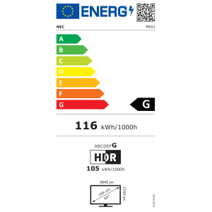 NEC Display MultiSync M651 - 163.9 cm (65") Diagonalklasse M Series LCD-Display mit LED-Hintergrundbeleuchtung - Digital Signage - 4K UHD (2160p)