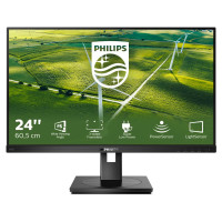 Philips B Line 242B1G - LED-Monitor - 61 cm (24") (23.8" sichtbar) - 1920 x 1080 Full HD (1080p) @ 75 Hz - IPS - 250 cd/m² - 1000:1 - 4 ms - HDMI, DVI-D, VGA, DisplayPort - Lautsprecher - Black Texture