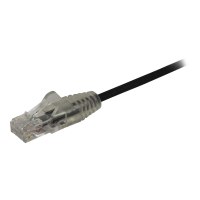 StarTech.com 1,5 m Cat6-Kabel - Schlankes Cat6-Patchkabel - Schwarz - Snagless RJ45-Anschlüsse - Gigabit-Ethernet-Kabel - 28 AWG (N6PAT150CMBKS)