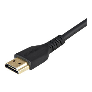 StarTech.com 1m High Speed HDMI Kabel - 4K 60Hz HDR - HDMI-2.0-Monitorkabel mit Verriegelungsschraube für sichere Verbindung - HDMI-Kabel mit Ethernet - St/St (HDMM1MLS)