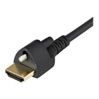 StarTech.com 1m High Speed HDMI Kabel - 4K 60Hz HDR - HDMI-2.0-Monitorkabel mit Verriegelungsschraube für sichere Verbindung - HDMI-Kabel mit Ethernet - St/St (HDMM1MLS)