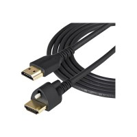 StarTech.com 2m High Speed HDMI Kabel - 4K 60Hz HDR - HDMI-2.0-Monitorkabel mit Verriegelungsschraube für sichere Verbindung - HDMI-Kabel mit Ethernet - St/St (HDMM2MLS)