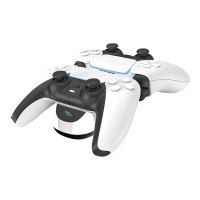 Steelplay JVAPS500005 - Base di ricarica - PlayStation 5 - Nero - Bianco - USB - USB tipo-C - Sony