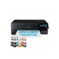 Epson EcoTank ET-8550 - Ad inchiostro - Stampa a colori - 5760 x 1440 DPI - Scansione a colori - A3 - Nero