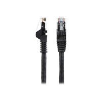 StarTech.com 1m LSZH CAT6 Ethernet Cable, 10 Gigabit Snagless RJ45 100W PoE Network Patch Cord with Strain Relief, CAT 6 10GbE UTP, Black, Individually Tested/ETL, Low Smoke Zero Halogen