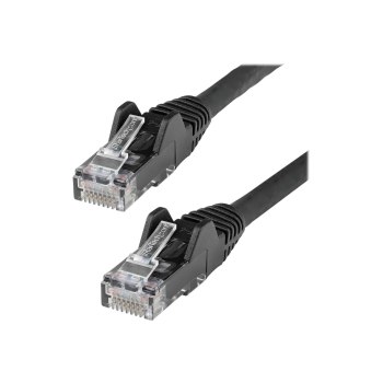 StarTech.com 2m LSZH CAT6 Ethernet Cable, 10 Gigabit Snagless RJ45 100W PoE Network Patch Cord with Strain Relief, CAT 6 10GbE UTP, Black, Individually Tested/ETL, Low Smoke Zero Halogen