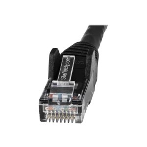 StarTech.com 2m LSZH CAT6 Ethernet Cable, 10 Gigabit Snagless RJ45 100W PoE Network Patch Cord with Strain Relief, CAT 6 10GbE UTP, Black, Individually Tested/ETL, Low Smoke Zero Halogen