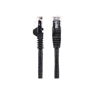 StarTech.com 2m LSZH CAT6 Ethernet Cable, 10 Gigabit Snagless RJ45 100W PoE Network Patch Cord with Strain Relief, CAT 6 10GbE UTP, Black, Individually Tested/ETL, Low Smoke Zero Halogen