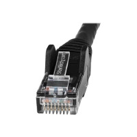 StarTech.com 2m LSZH CAT6 Ethernet Cable, 10 Gigabit Snagless RJ45 100W PoE Network Patch Cord with Strain Relief, CAT 6 10GbE UTP, Black, Individually Tested/ETL, Low Smoke Zero Halogen