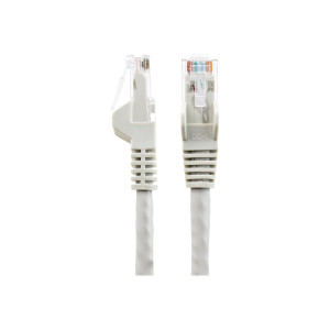 StarTech.com 50cm LSZH CAT6 Ethernet Cable, 10 Gigabit Snagless RJ45 100W PoE Network Patch Cord with Strain Relief, CAT 6 10GbE UTP, Grey, Individually Tested/ETL, Low Smoke Zero Halogen