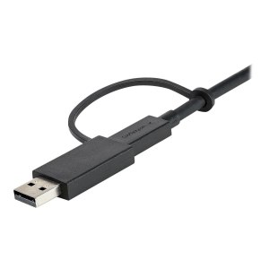 StarTech.com 1m USB-C Kabel mit USB-A Adapter Dongle - Hybrid 2-in-1 USB-C Kabel mit USB-A - USB-C auf USB-C (10Gbit/s - 100W PD)