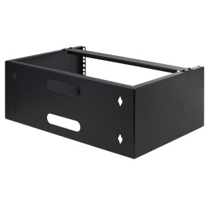 StarTech.com 4HE Wandmontage Rack - 19 Zoll Wandmontage-Netzwerk-Rack - 35cm tief (Low Profile)