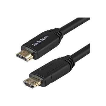 StarTech.com 10ft (3m) HDMI 2.0 Cable with Gripping Connectors, 4K 60Hz Premium Certified High Speed HDMI Cable with Ethernet, HDR10, 18Gbps, HDMI Video Cord for Monitor/TV, M/M, Black