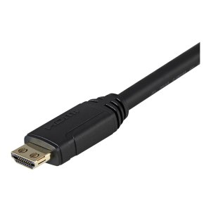 StarTech.com 3m HDMI 2.0 Kabel mit Riegel - 4K 60Hz Premium zertifiziertes High Speed HDMI Kabel mit Ethernet - HDR10, 18 Gbit/s - HDMI Monitorkabel - St/St - Schwarz (HDMM3MLP)