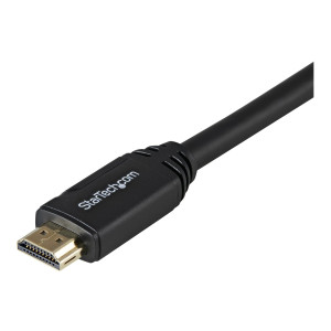 StarTech.com 3m HDMI 2.0 Kabel mit Riegel - 4K 60Hz Premium zertifiziertes High Speed HDMI Kabel mit Ethernet - HDR10, 18 Gbit/s - HDMI Monitorkabel - St/St - Schwarz (HDMM3MLP)