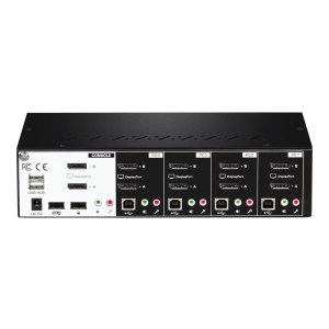 TRENDnet TK 440DP - KVM-/Audio-/USB-Switch - 4 x KVM/Audio/USB - 1 lokaler Benutzer - Desktop - TAA-konform