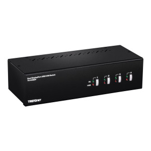 TRENDnet TK 440DP - KVM-/Audio-/USB-Switch - 4 x KVM/Audio/USB - 1 lokaler Benutzer - Desktop - TAA-konform