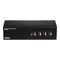 TRENDnet TK 440DP - KVM-/Audio-/USB-Switch - 4 x KVM/Audio/USB - 1 lokaler Benutzer - Desktop - TAA-konform