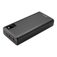 SANDBERG Powerbank - 20000 mAh - 74 Wh - 20 Watt - 3 A - PD, QC 3.0 - 3 Ausgabeanschlussstellen (2 x USB, 24 pin USB-C)