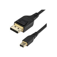 StarTech.com 3ft (1m) VESA Certified Mini DisplayPort to DisplayPort 1.4 Cable, 8K 60Hz HBR3 HDR, Super UHD mDP to DP 1.4 Cord, Slim (34 AWG) Ultra HD 4K 120Hz, Monitor/Video Cable