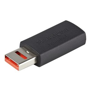 StarTech.com USB-Datenblocker - Secure Charge USB-Schutz - keine Datenübertragung - Charge/Power-Only-Adapter für Handy/Tablet (USBSCHAAMF)