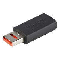 StarTech.com USB-Datenblocker - Secure Charge USB-Schutz - keine Datenübertragung - Charge/Power-Only-Adapter für Handy/Tablet (USBSCHAAMF)