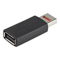 StarTech.com USB-Datenblocker - Secure Charge USB-Schutz - keine Datenübertragung - Charge/Power-Only-Adapter für Handy/Tablet (USBSCHAAMF)