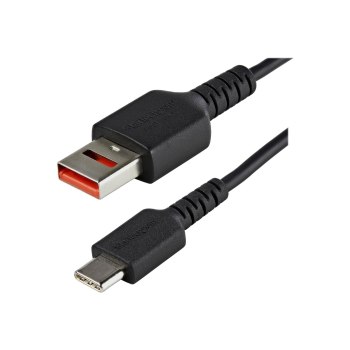 StarTech.com 3ft (1m) Secure Charging Cable, USB-A to USB-C Data Blocker Charge-Only Cable, No-Data Power-Only Charger Cable for Phone/Tablet, Data Blocking USB Protector Adapter Cable - 5V at 2.4A (12W max)