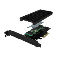 ICY BOX IB-PCI208-HS - PCIe - M.2 - Nero - Passivo - Cina - 128 mm