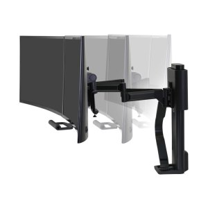 Ergotron TRACE - Mounting kit (handle, base, lift column, extension arms, bow, 2 sliding pivots, 2-piece desk clamp)