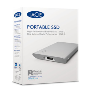 LaCie Portable SSD STKS500400 - SSD - 500 GB - extern (tragbar)