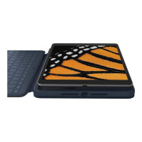 Logitech Rugged Combo 3 Touch for Education - Tastatur und Foliohülle - mit Trackpad - Apple Smart connector - QWERTZ - Deutsch - Classic Blue - für Bildungseinrichtungen - für Apple 10.2-inch iPad (7. Generation, 8. Generation, 9. Generation)